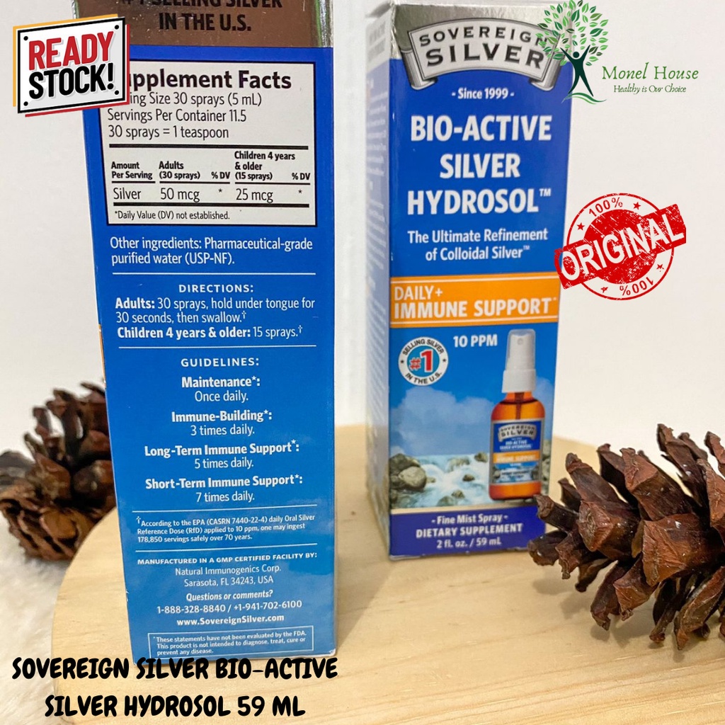Jual [READY STOCK] SOVEREIGN SILVER BIO ACTIVE SILVER HYDROSOL
