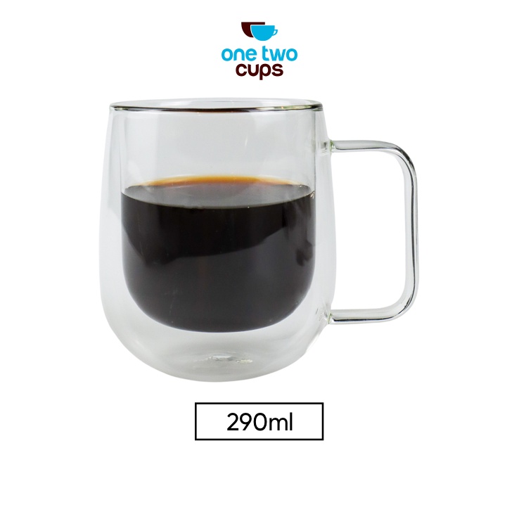 Jual One Two Cups Gelas Cangkir Kopi Anti Panas Double Wall Round 250ml Shopee Indonesia 8685