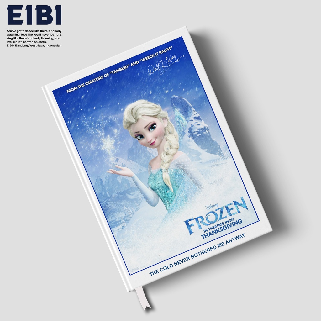 Jual [Notebook] Hardcover Walt Disney's Series Frozen | QUEEN ELSA ...