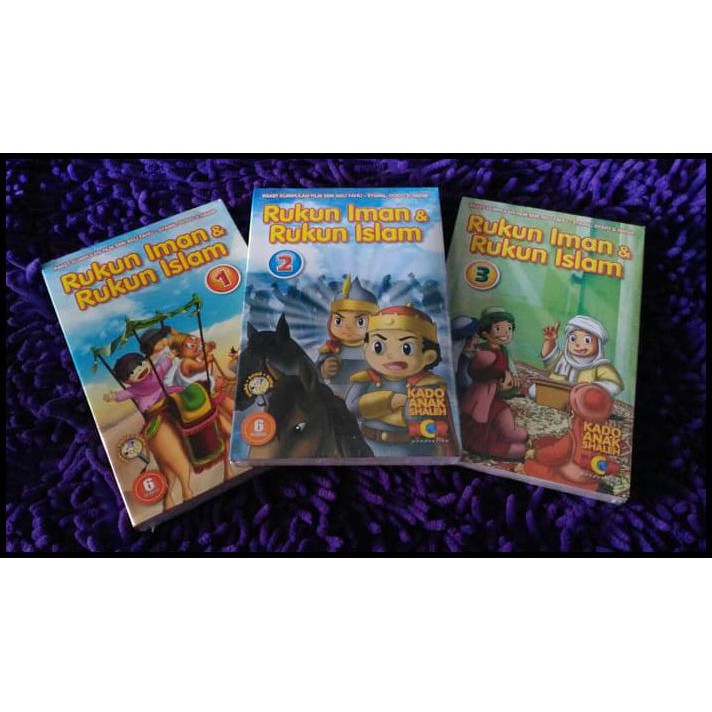 Jual (New Arrival!!) 3 Paket Vcd Anak Syamil Dodo: Rukun Iman Rukun ...