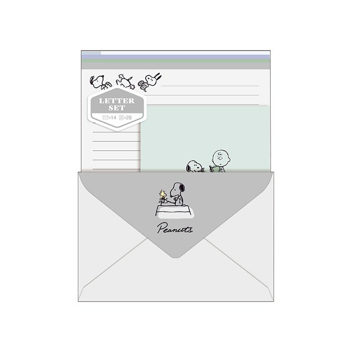 Jual Letter Set Peanuts Snoopy Charlie Brown Limited Edition | Shopee ...