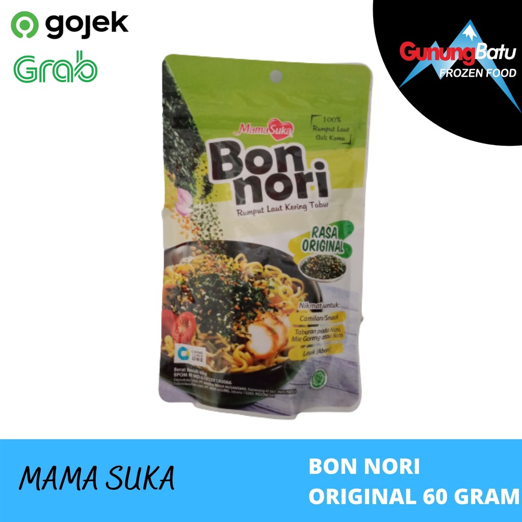 Jual MAMA SUKA BON NORI ORIGINAL 60 GRAM Shopee Indonesia