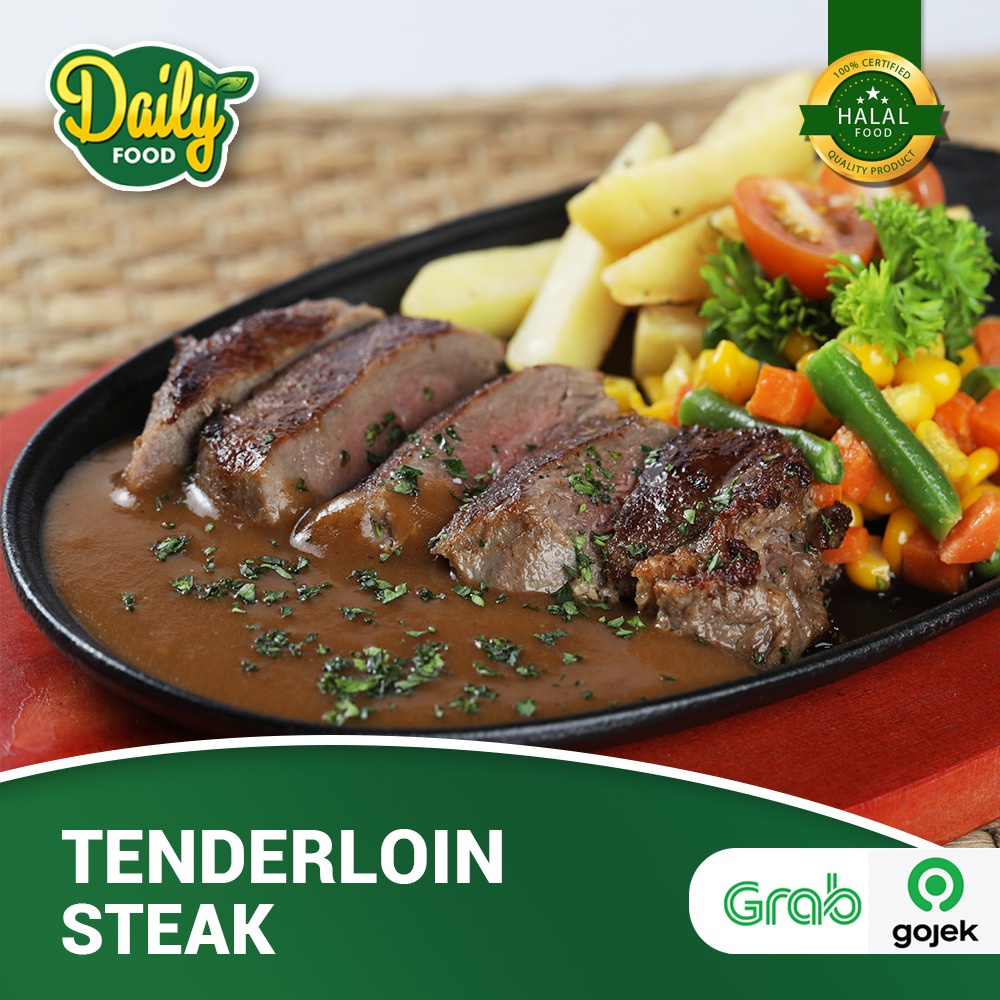 Jual Paket Daging Sapi Steak Tenderloin Frozen Daily Food Makanan Beku