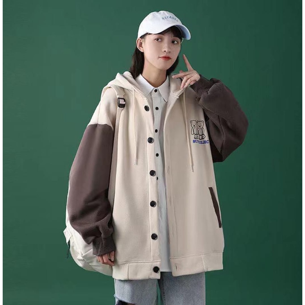 Jaket store hoodie oversize