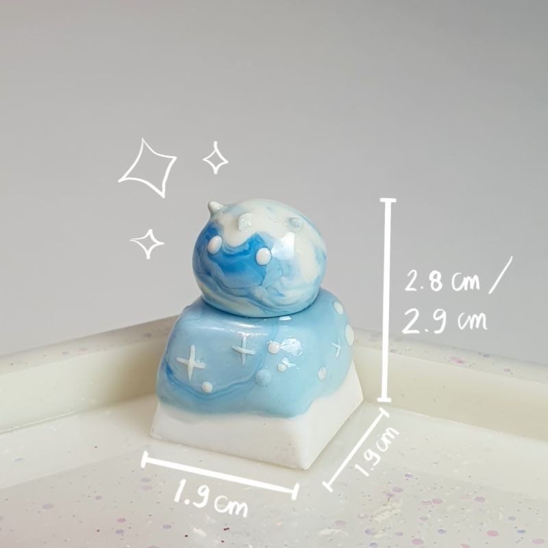 Jual Artisan Keycaps Genshin Impact Cryo Slime | Shopee Indonesia