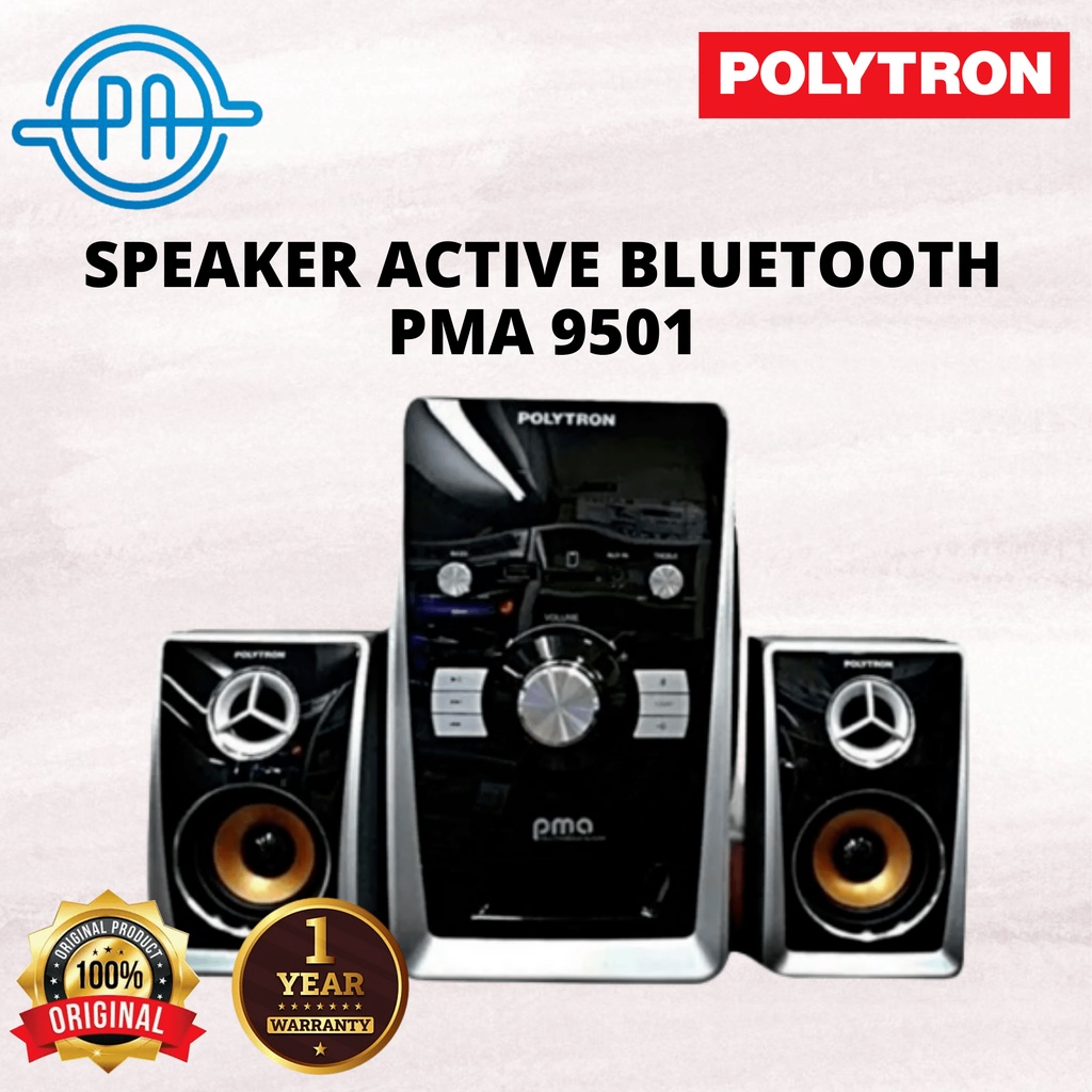 Jual SPEAKER AKTIF POLYTRON PMA 9501 PMA-9501 / PMA 9521 (RADIO FM ...