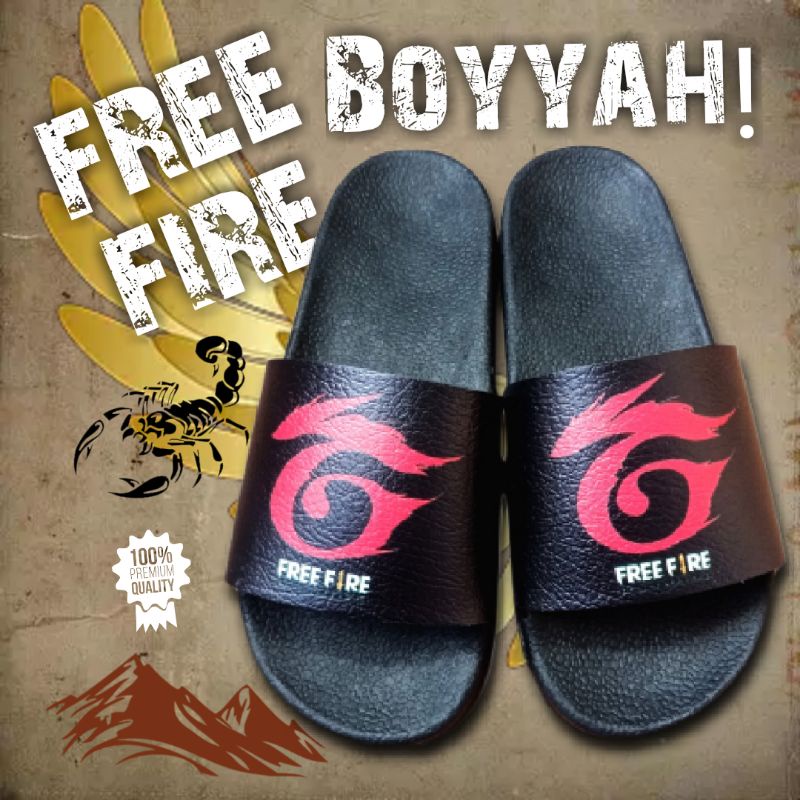 Jual SANDAL FF GARENA SANDAL ANAK LAKI LAKI freefire SLOP SLIDE