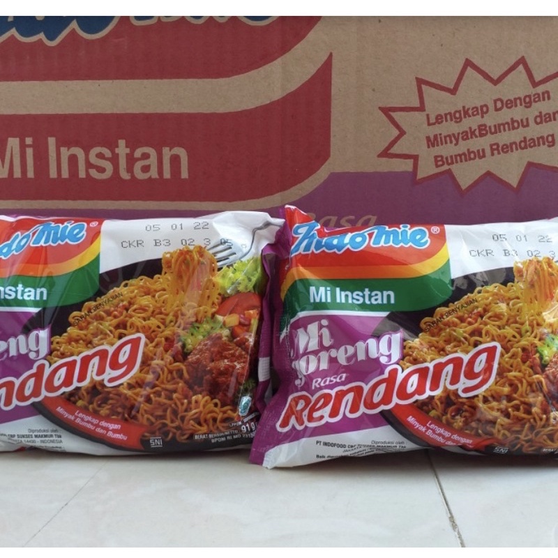 Jual Indomie Goreng Rendanv 1 dus (40pcs) | Shopee Indonesia