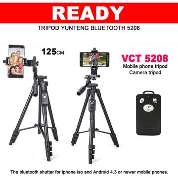 Ready!Tripod Yunteng Bluetooth Vct 5208 25866