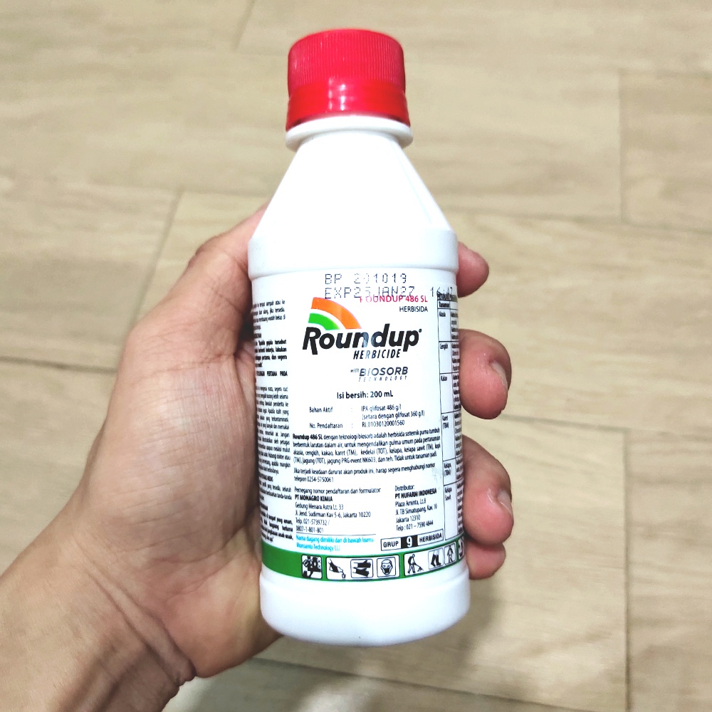 Jual OBAT PEMBASMI RUMPUT ROUNDUP / RONDAP PEMBASMI RUMPUT / GULMA 200 ...