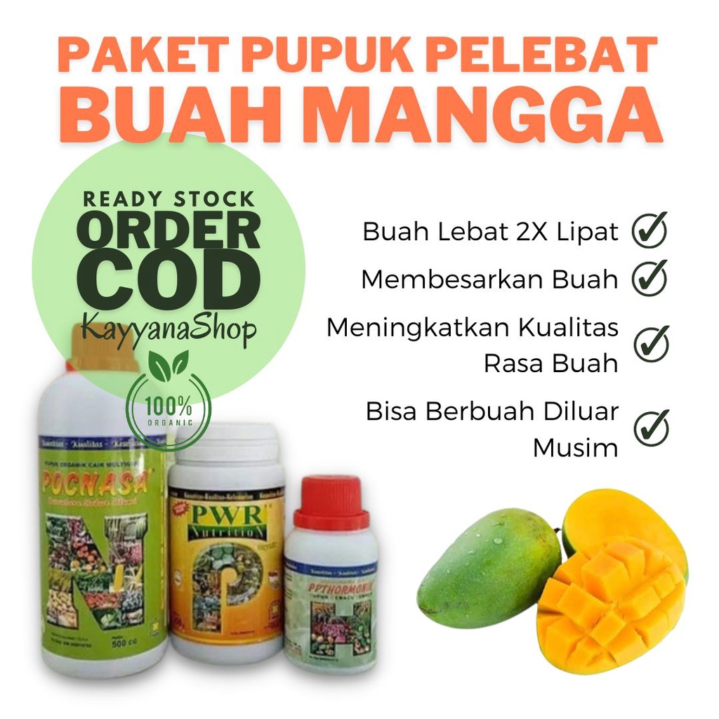 Jual Pupuk Mangga Agar Cepat Berbuah / Pupuk Mangga Agar Berbuah Lebat ...