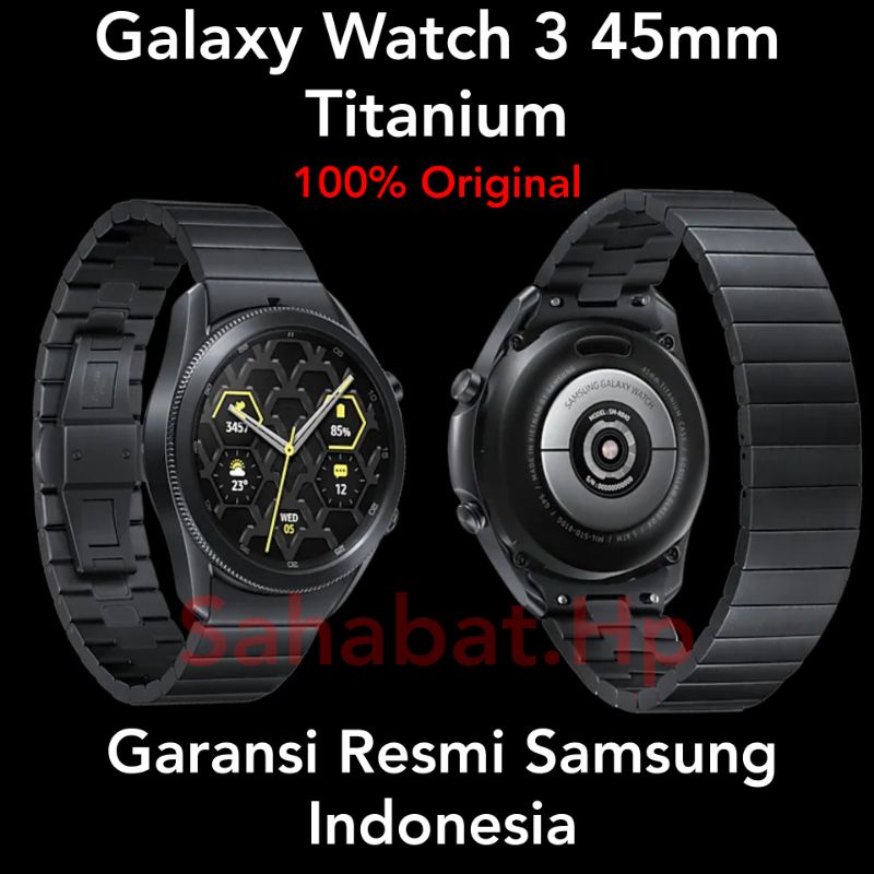 Jual Samsung Galaxy Watch 3 Titanium 45mm Garansi Resmi SM-R840