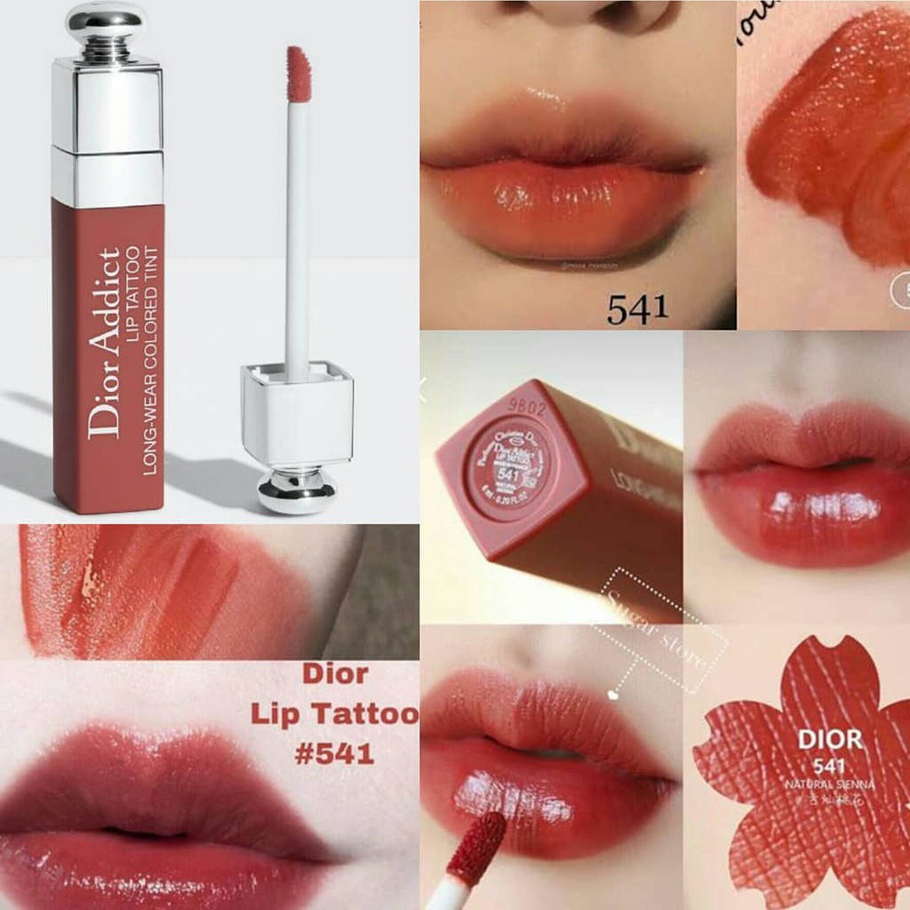 Dior lip tattoo 541 sienna hotsell