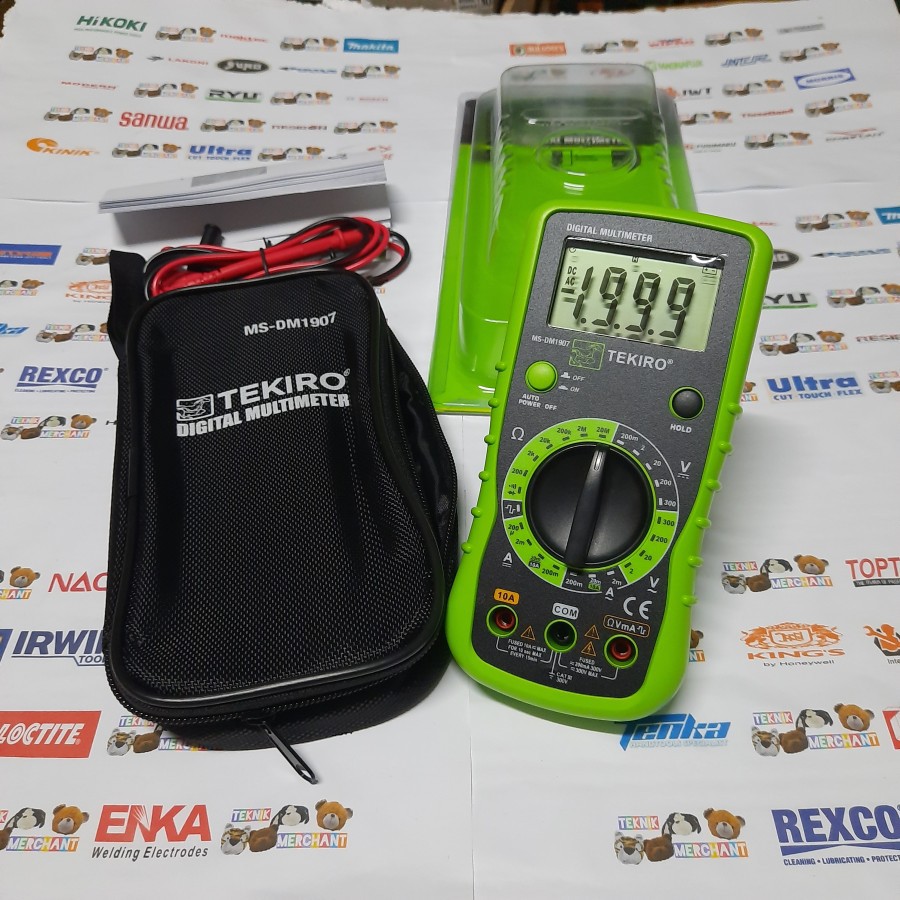 Jual Multimeter Digital Multitester Digital Tekiro Ms Dm1907 Shopee Indonesia 