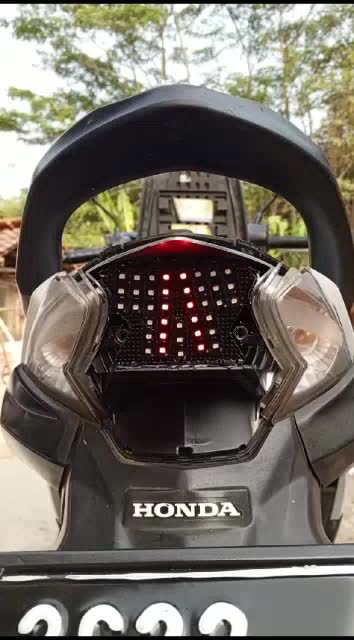 Jual Lampu led rem runing 8 mode beat fi old 2012 2013 2014 2015 ...