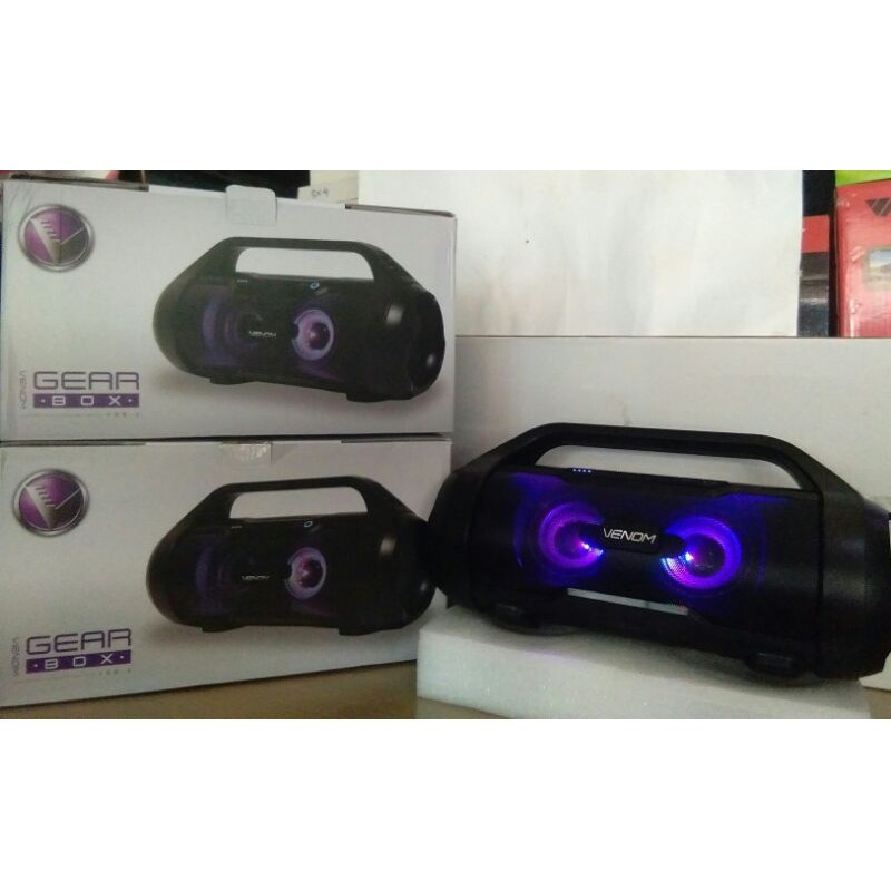 Jual Speaker Bluetooth Venom Gearbox VGB2 Original Shopee Indonesia