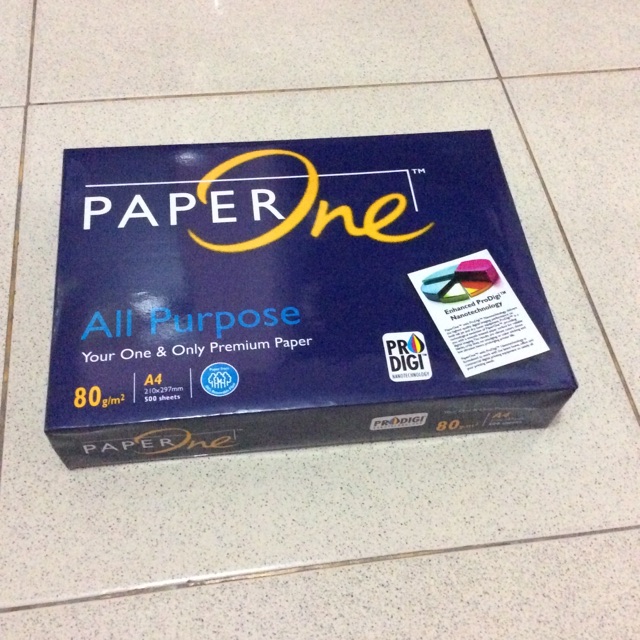 Jual Kertas A4 80gr PAPERONE (RIM) / Kertas HVS A4 80Gr | Shopee Indonesia