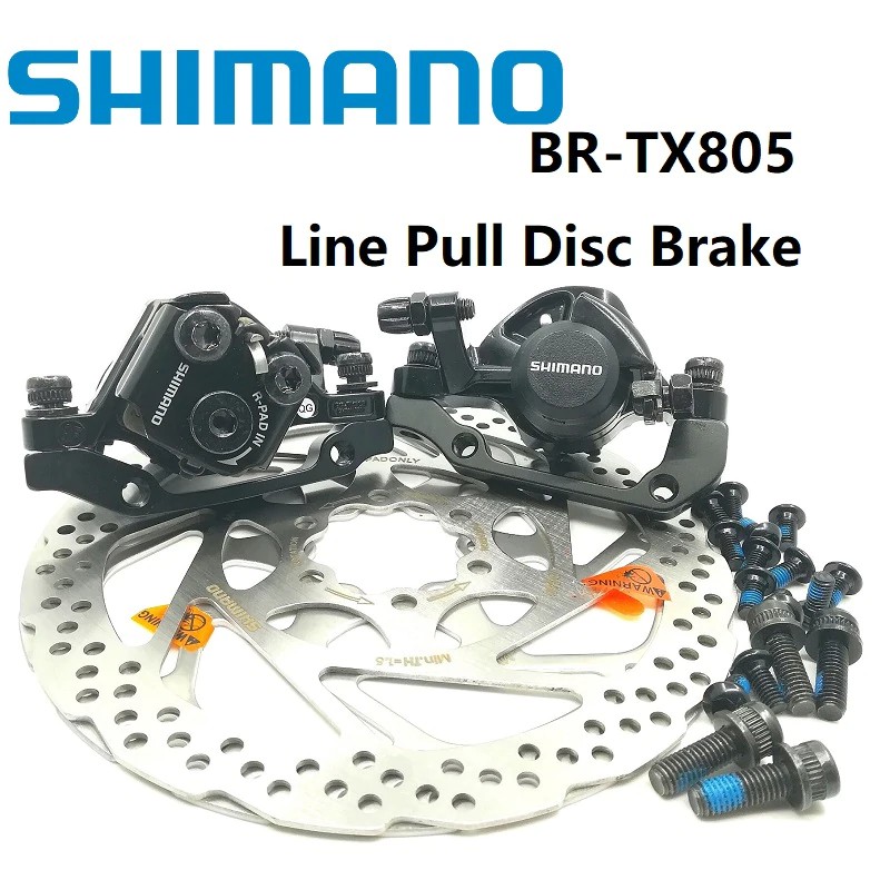 Jual Shimano Tourney TX805 BRTX805 Mechanical Disc Brake Caliper Pads