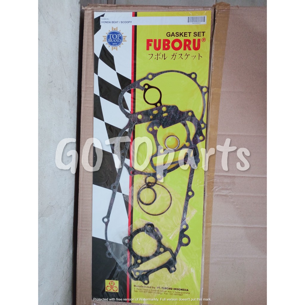 Jual Fuboru Fullset Beat Scoopy Gasket Set Paking Full Set Shopee Indonesia