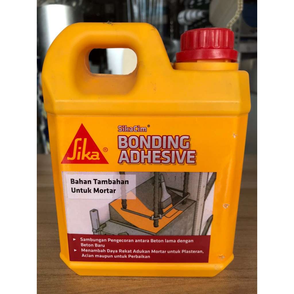 Jual SikaCim Bonding Adhesive / Sika Bahan Tambahan untuk Mortar 900 ml