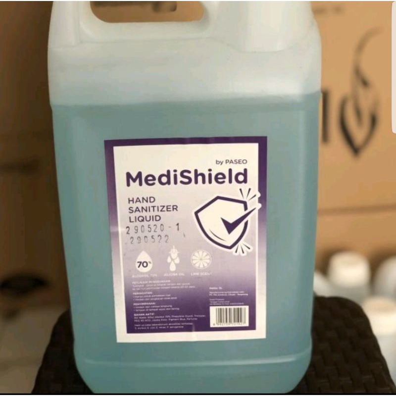 Jual Paseo Medishield hand sanitizer liquid 5 liter Shopee Indonesia