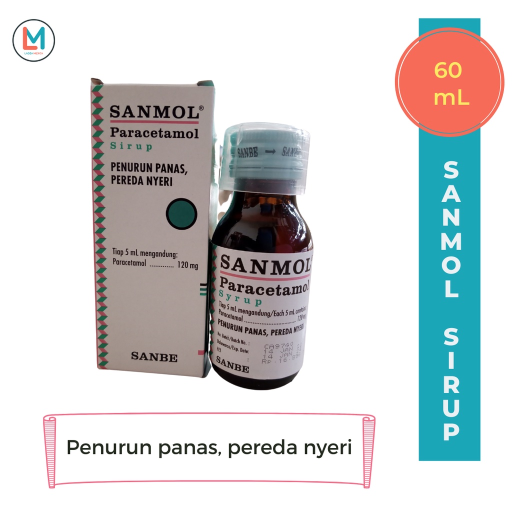 Jual Sanmol Syrup 60 mL | Obat Nyeri & Demam | Shopee Indonesia