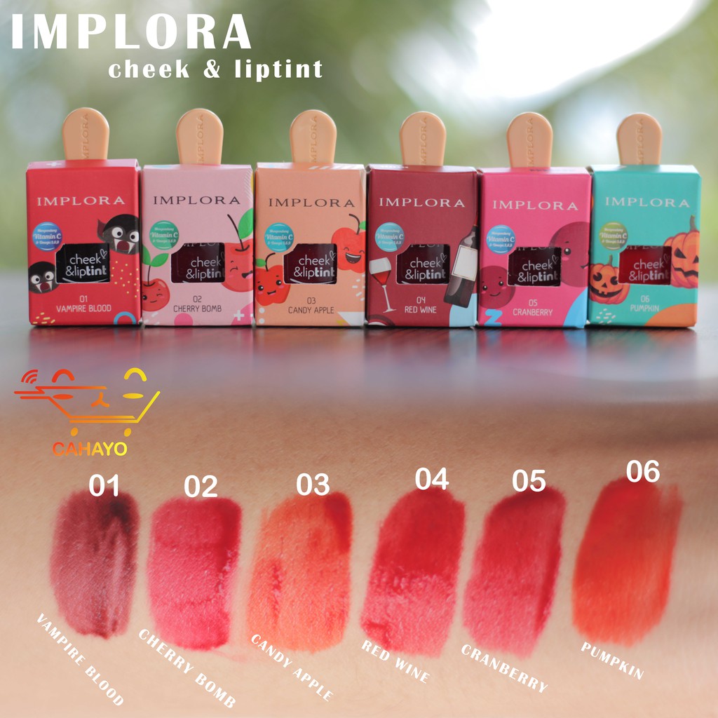 Jual IMPLORA CHEEK & LIP TINT LIPS ICE Shopee Indonesia