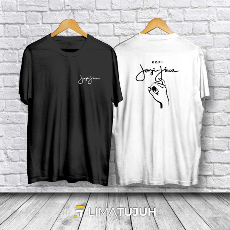 Jual Kaos Janji Jiwa Kaos Kopi Janji Jiwa Bahan Premium Logo A4 Shopee Indonesia 2755