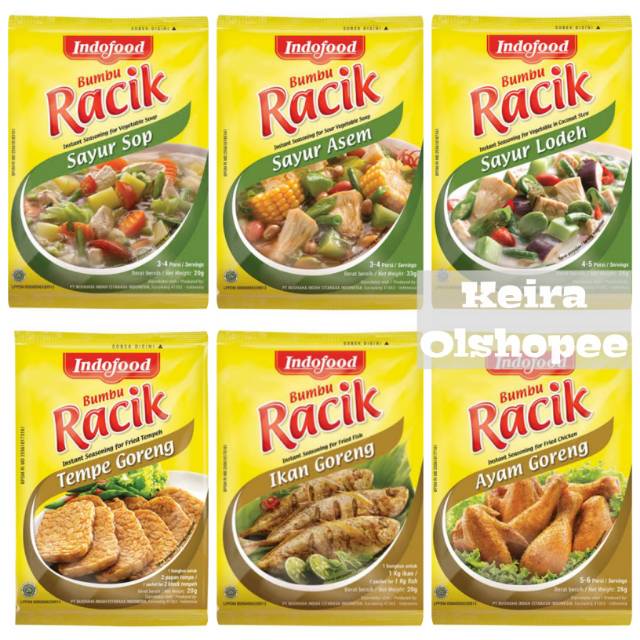 Jual Bumbu Masak Instant Racik (1 sachet) | Shopee Indonesia