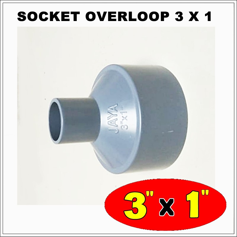 Jual Verloop 3 X 1 Inchi - Perlop Sock Sambungan Pipa PVC | Shopee ...