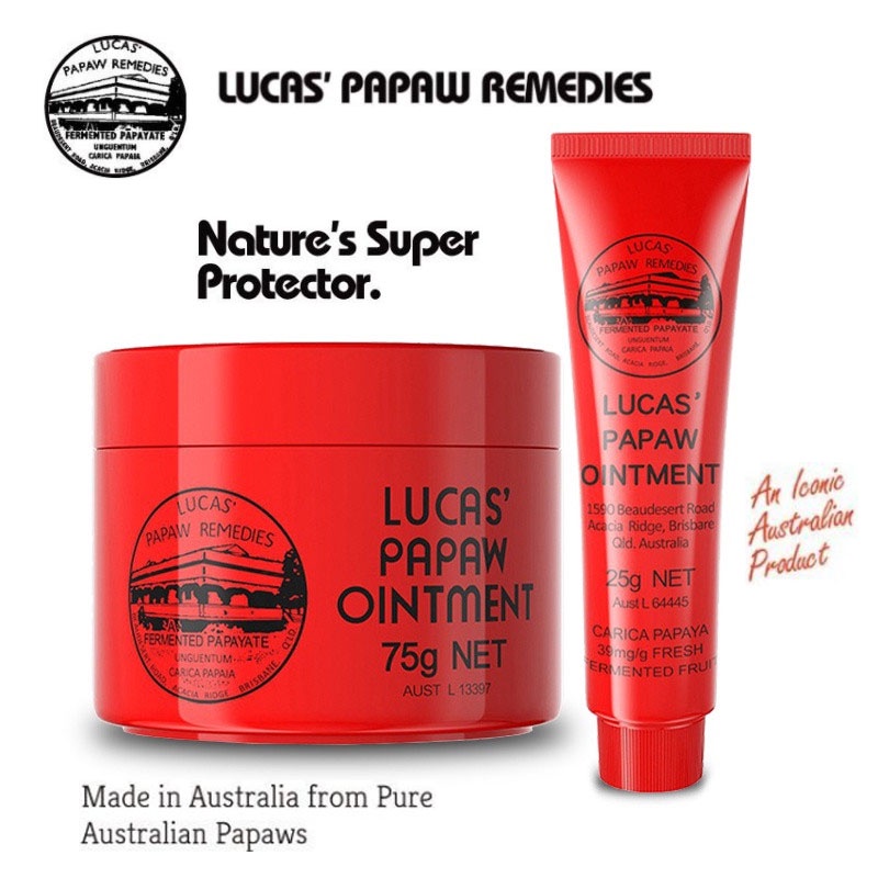 Jual Lucas Papaw Ointment 25/75gr untuk bayi Lips Balm dan Salap