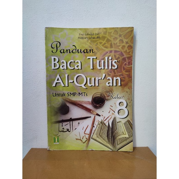 Jual Buku Panduan Baca Tulis Al Quran Untuk Smp Kelas 2 Viii 8 Shopee