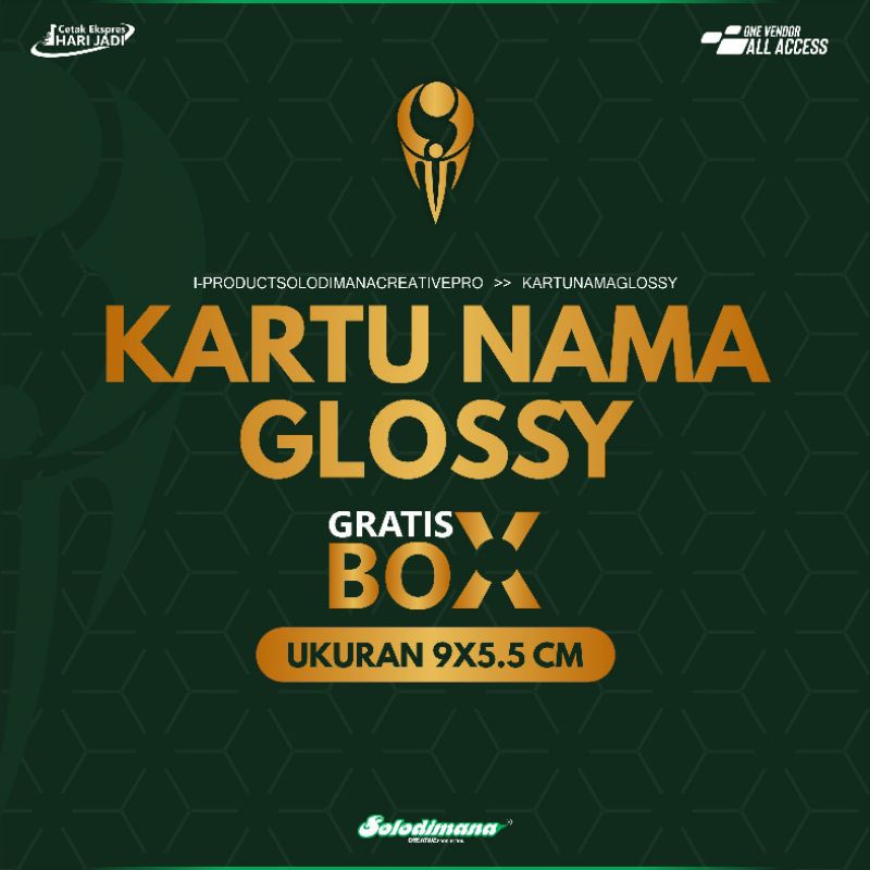 Jual KARTU NAMA ART CARTON LAMINASI GLOSSY - SOLDIMPRO | Shopee Indonesia