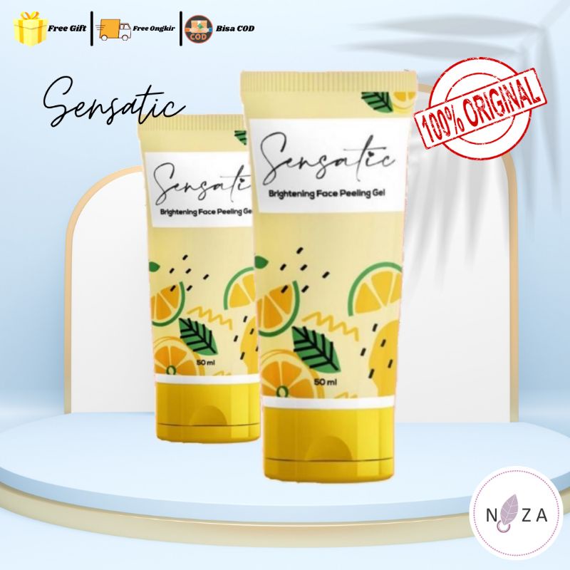 Jual Brigtening Face Peeling Gel by Sensatic Original | Shopee Indonesia