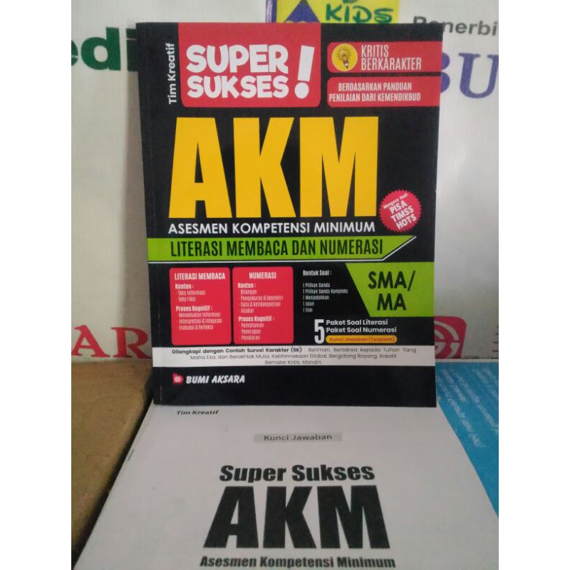 Jual Super Sukses ! AKM Asesmen Kompetensi Minimum Literasi Membaca Dan ...