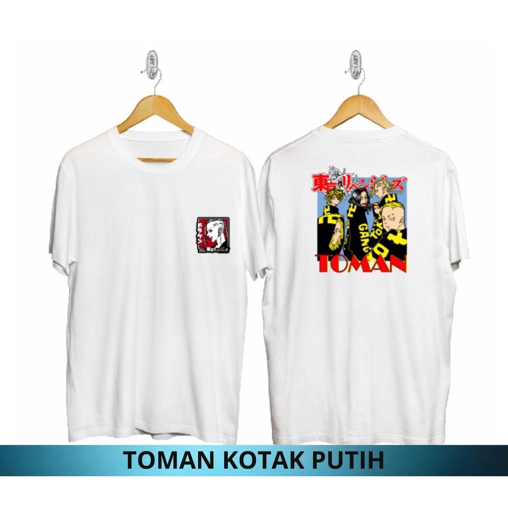 Jual Baju Distro Kaos Tshirt Anime Kartun Tokyo Revengers Tr Toman