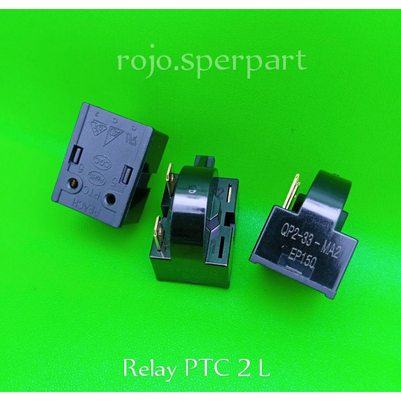 Jual RELAY PTC KULKAS 2 PIN (2 KIRI) Shopee Indonesia