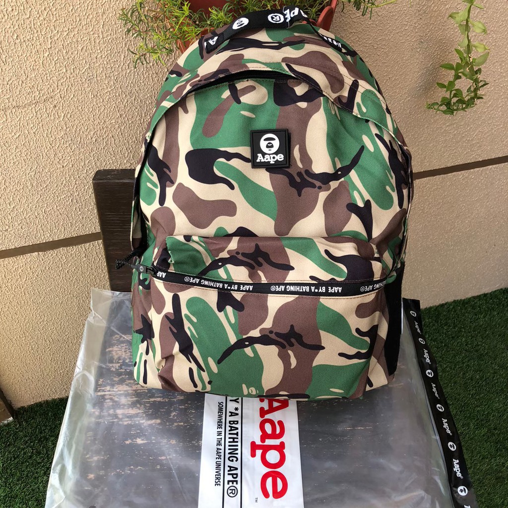 A Bathing Ape BAPE Camo Backpack Daypack 10L 2021 Summer Collection