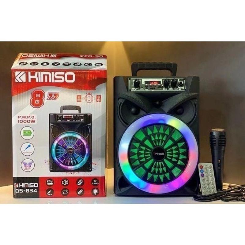 Jual Speaker Bluetooth Kimiso Qs Led Inch Free Microphone Shopee