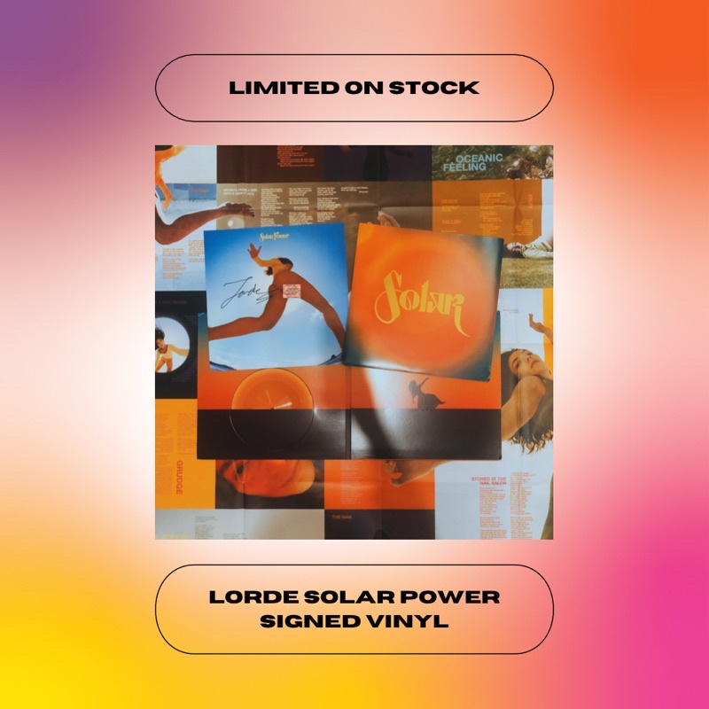 Lorde Solar Power D2C Deluxe Vinyl Signed hot Webstore Exclusive