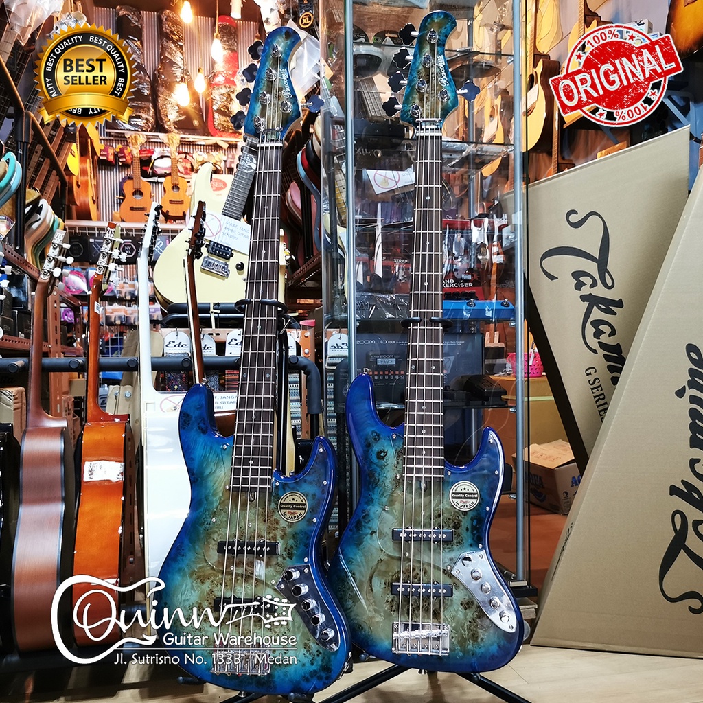 Jual Bass Bacchus WJB5BP Ibrani Pandean Aktif Terbaru 2020 | Shopee