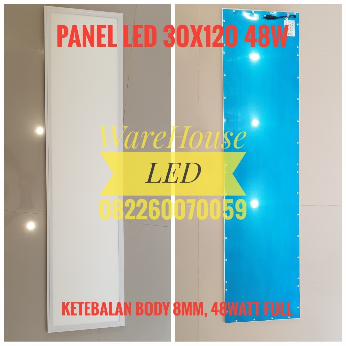 Jual LAMPU PANEL LED 30X120 CM 48WATT DOWNLIGHT PANEL 30 X 120 48 WATT ...