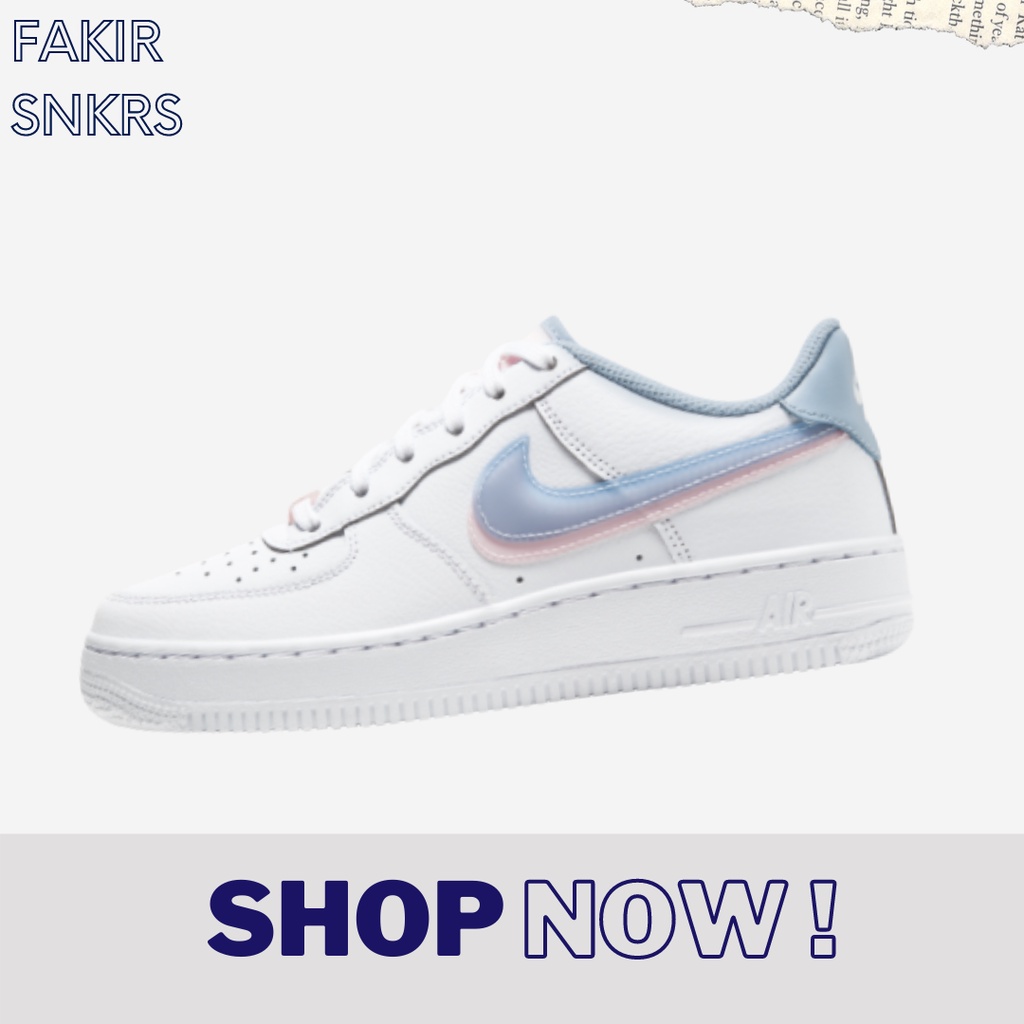 misplaced swoosh af1 white