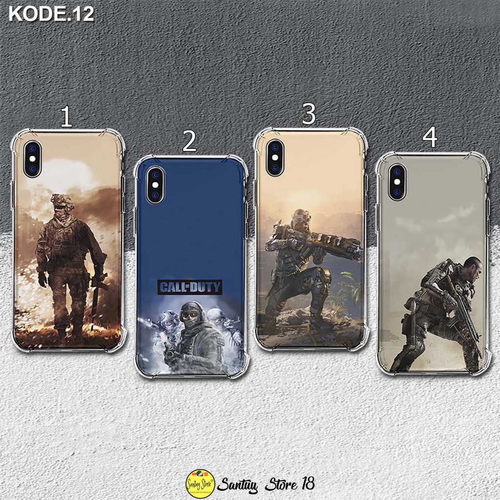 Jual Custom Case AntiCrack Soft 2D Call Of Duty Kode 12 // Bisa Tambah ...