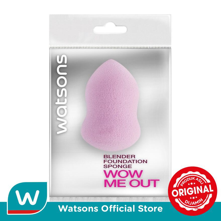 Jual Watsons Blender Foundation Sponge Wow Me Out | Shopee Indonesia