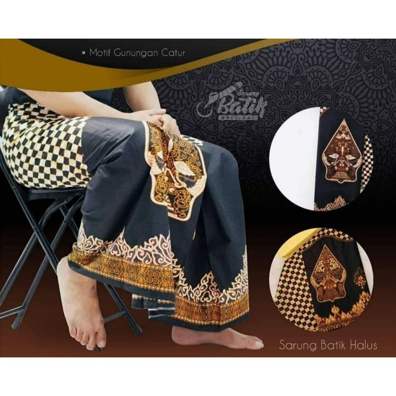 Jual Sarung Batik Gunungan Lawas Gunungan Catur Gunungan Wayang Sarung