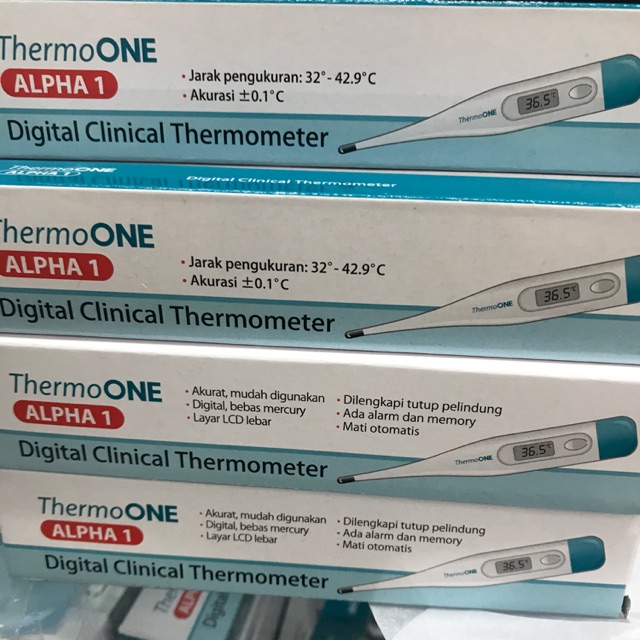 Jual Termometer Digital Onemed/ Termometer Alpha 1/Termometer Digital ...