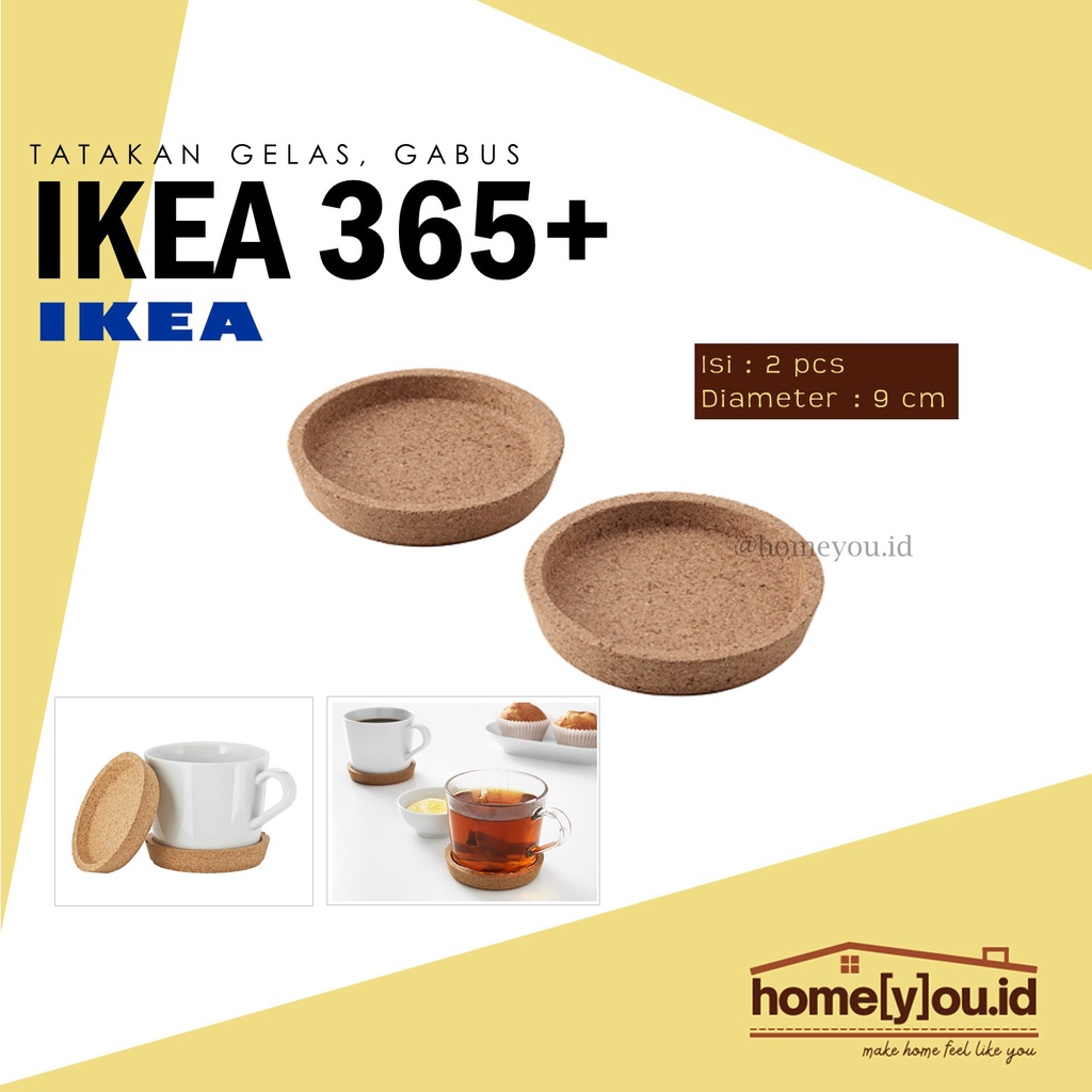 Jual 100 Original Tatakan Gelas Gabus Isi 2 Pcs Ikea Ikea 365 Shopee Indonesia 6179