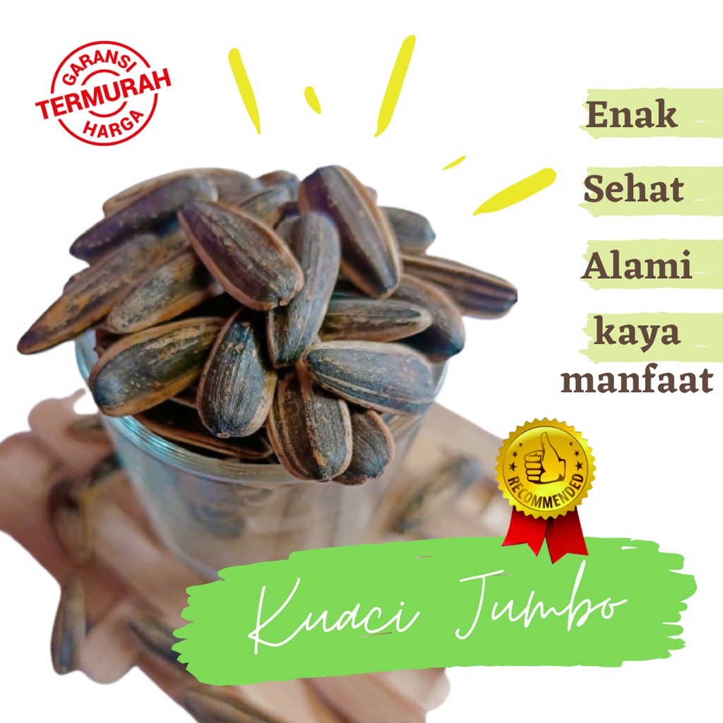 Jual Kuaci Bunga Matahari Jumbo Kwaci Seperti Kuaci Rebo Cemilan Diet