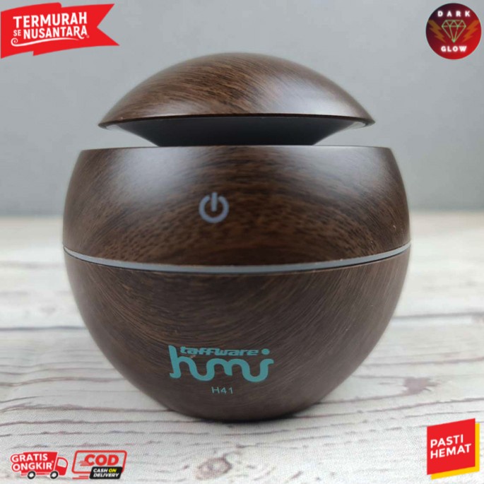 Jual Taffware Air Humidifier Aromatherapy Oil Diffuser 130ml Wood ...